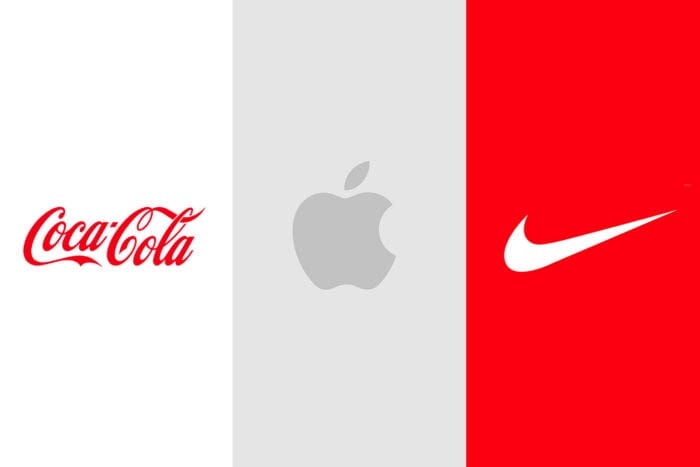 Coca-Cola, Nike, Apple